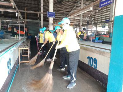 วันที่ 19 กรกฎาคม 2564 โครงการ Big cleaning day ตลาดสดเทศบาลตำบลจักราช