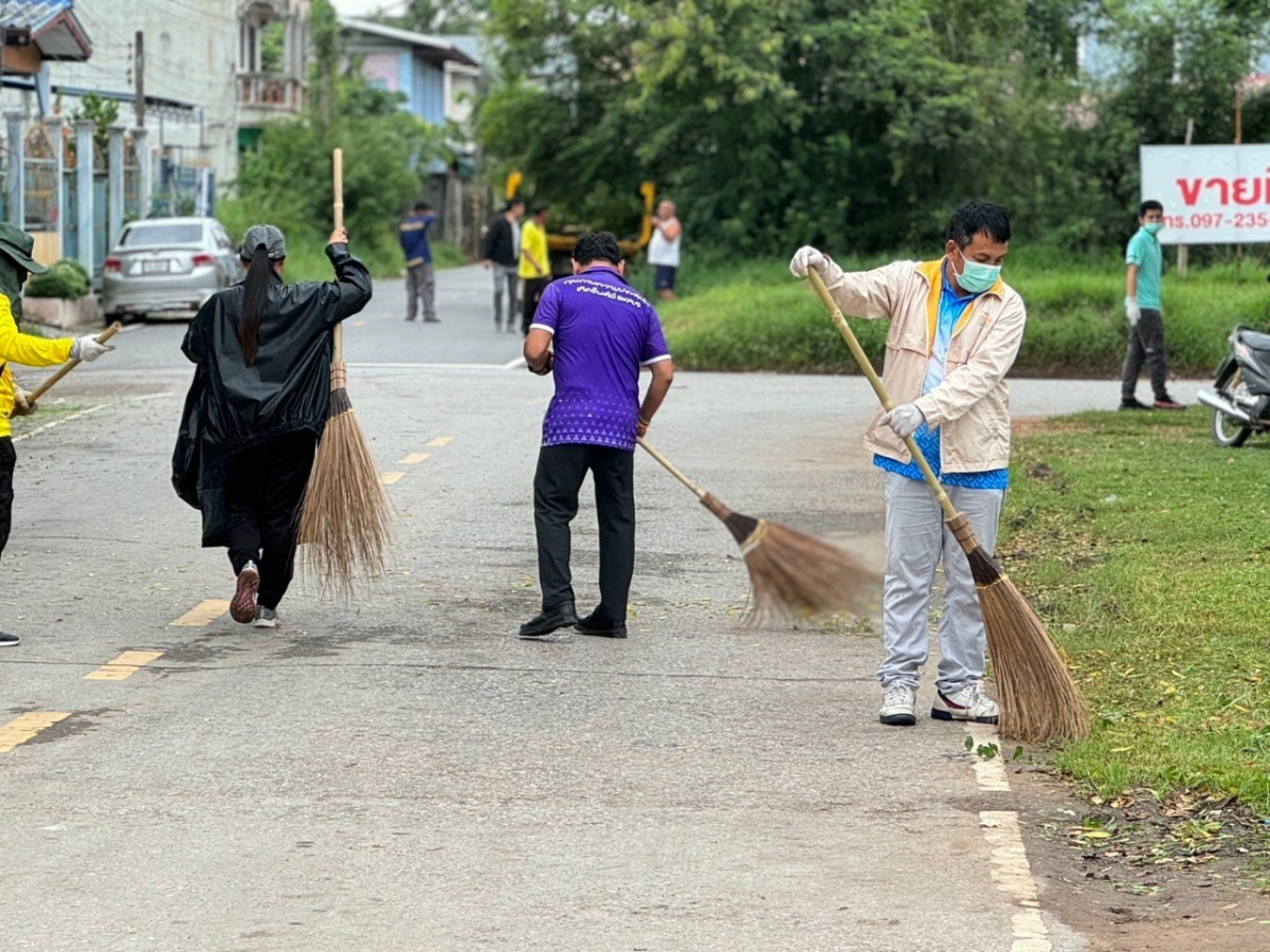 กิจกรรม Big Cleaning day ถนนเทศบาล7