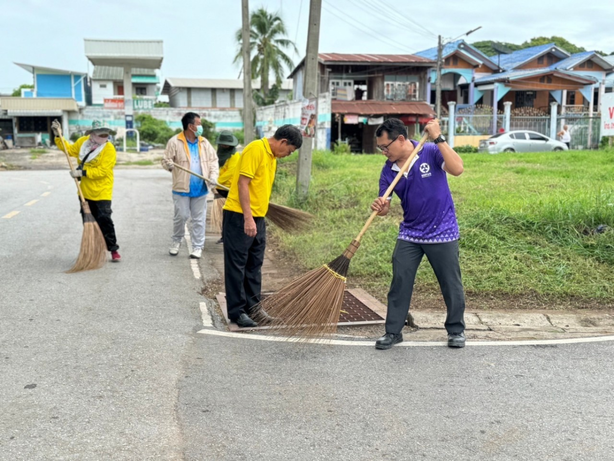 กิจกรรม Big Cleaning day ถนนเทศบาล7